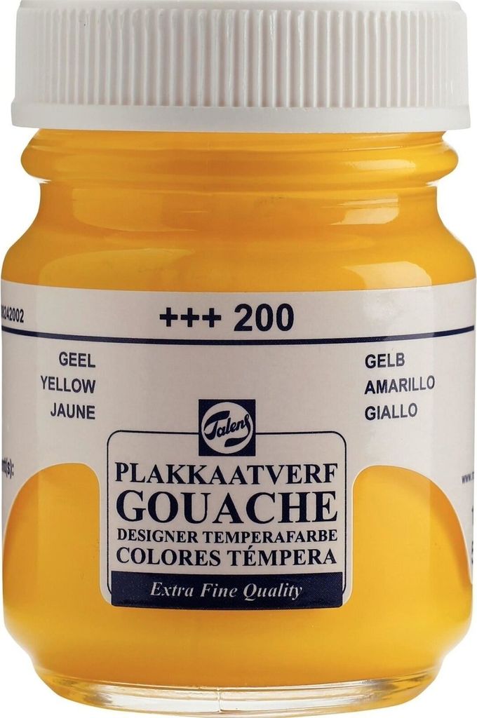Talens Extra Fine Gvašová farba Yellow 50 ml 1 ks Obrázok produktu 