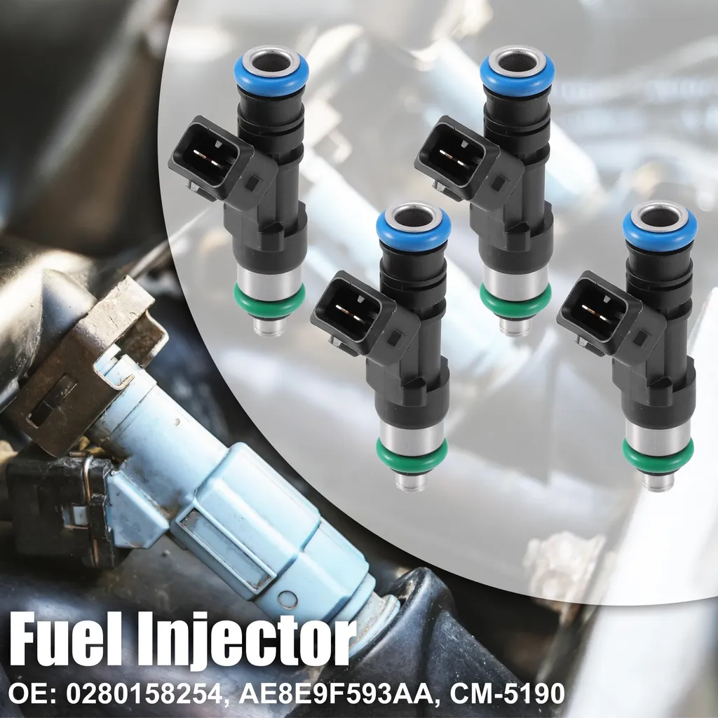 Injecteur Carburant Haute Précision AE8E9F593AA pour Ford Fiesta, x4