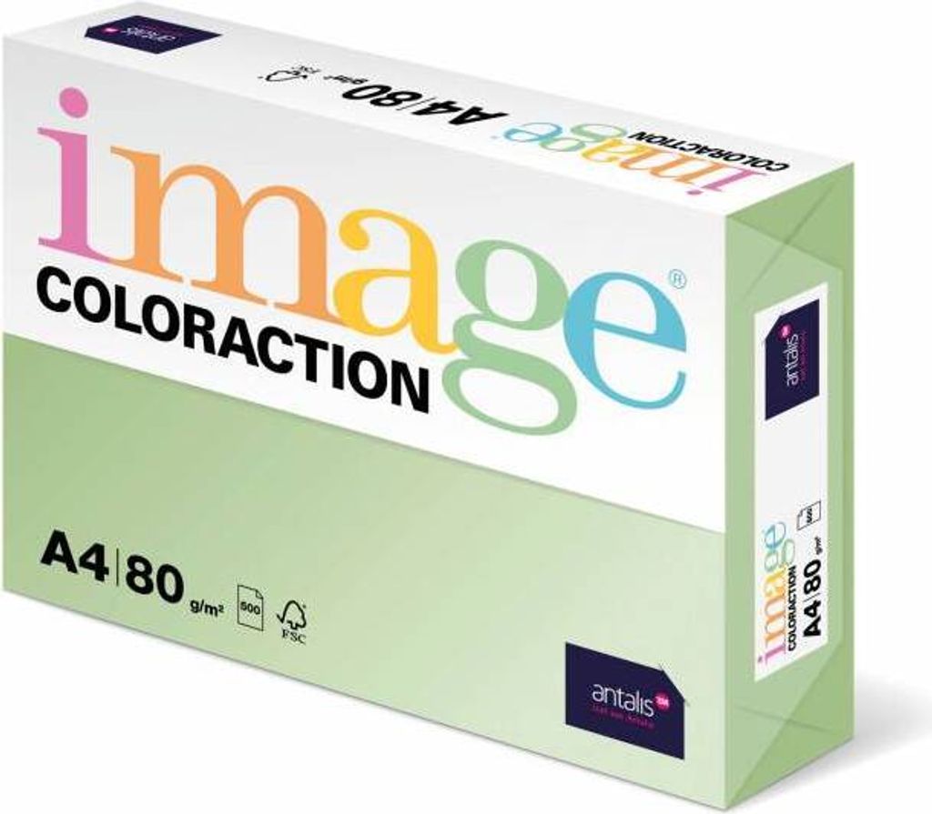 Kopa A4 HellgrünMix Coloraction, 500Bl, 80g