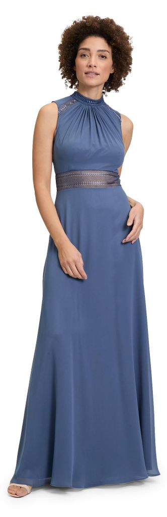 Vera Mont Damen Abendkleid rückenfrei 36, Blue Stone Produktbild 