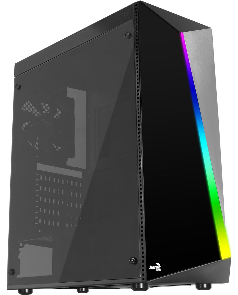 AeroCool Geh Midi Shard Black RGB MicroATX/ATX/Mini-ITX o.N Obrázok produktu 