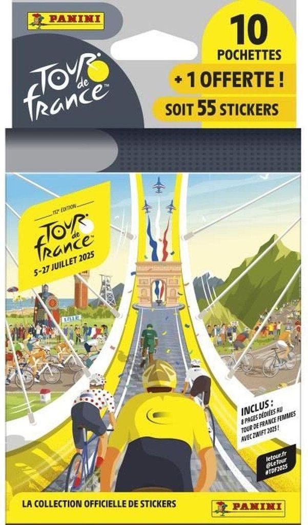 Panini Tour de France 2025 Sticker | 1x Eco Blister Pack