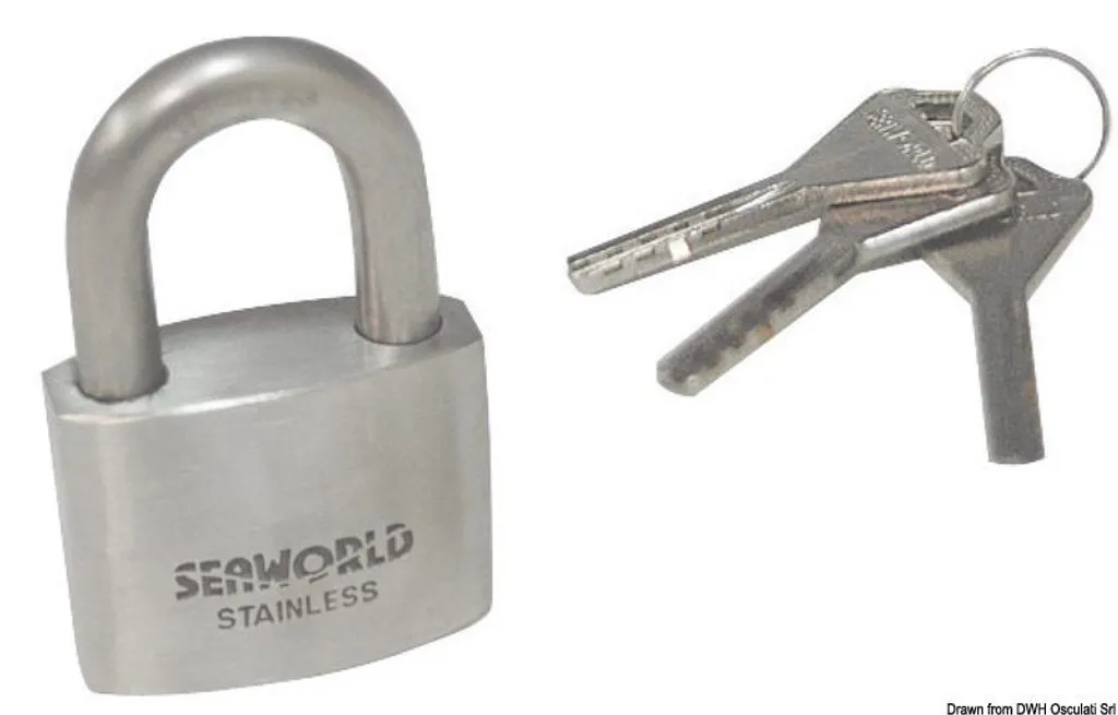 Cadenas Inox AISI 316 40 mm : Fini la Rouille et les Blocages Extérieurs