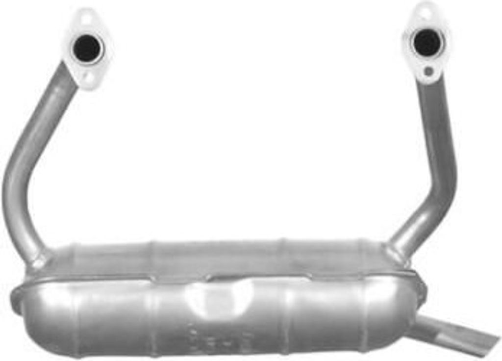 VEGAZ FTS-2 Endschalldämpfer für FIAT 500 Limousine Auspuff