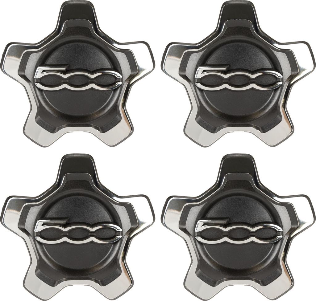 4x Original Fiat Nabendeckel Radkappe 16 Zoll 500X 334 ab Produktbild 