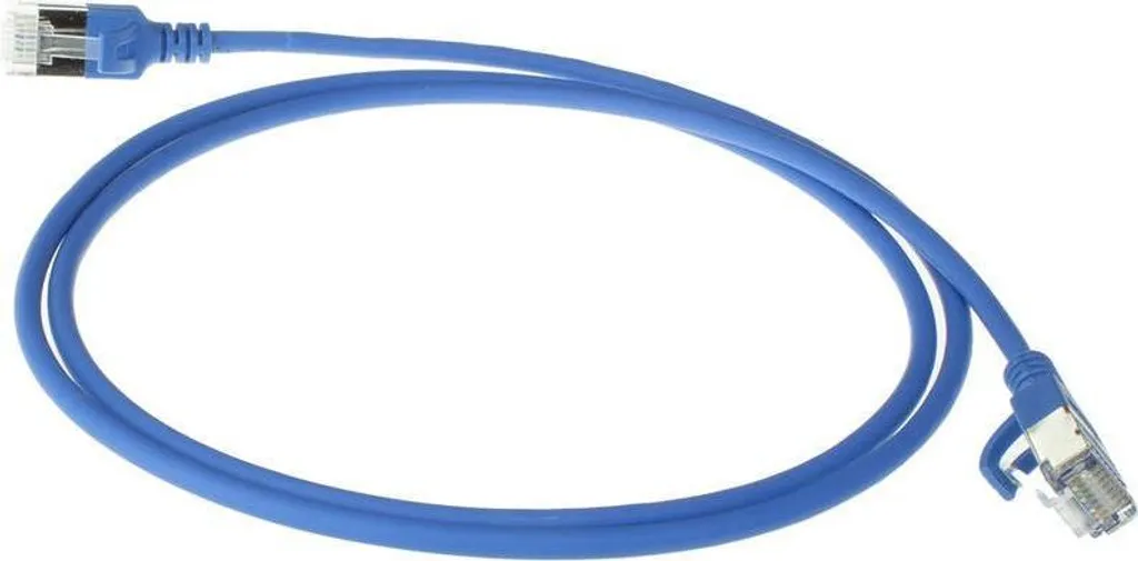 Cavo Ethernet CAT6A ACT 10m Blu Sottile DC7610 - 10Gbps per Server