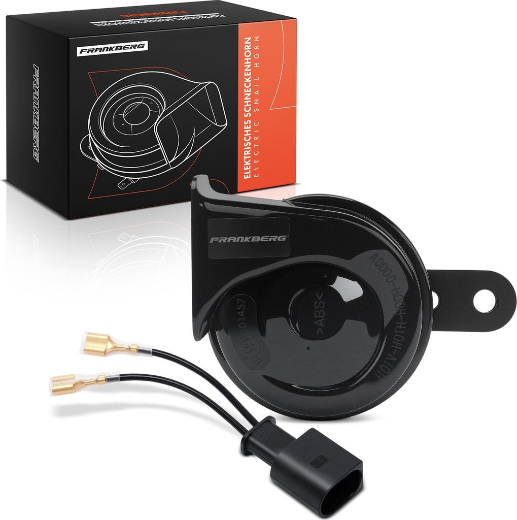 Frankberg 1x Scheibenhorn Horn Hupe für VW Passat Bora Audi A6 A8 A5 A4 A3 A1 Q3 Q7 Q5 Porsche