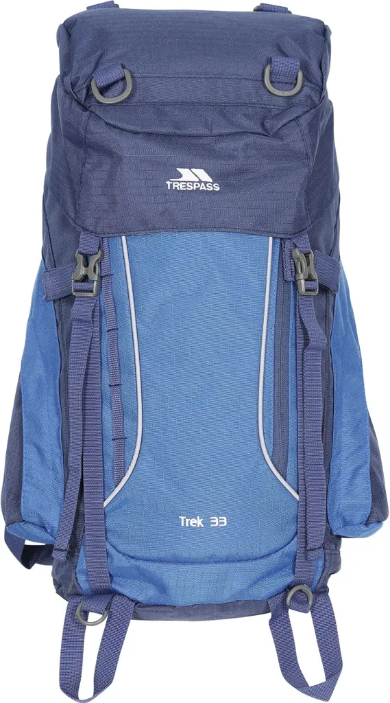 Sac à dos de randonnée 33L Trespass Trek 33 bleu pour vos sorties outdoor