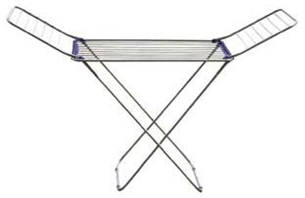 Nerezový sušiak na bielizeň „Fohn“ – 185 x 55 x 120 cm (v). Obrázok produktu 