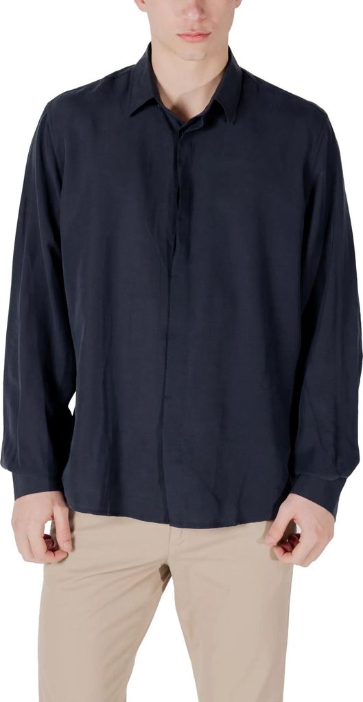 Antony Morato Herren Hemd Blau 485531 : Größe - 48 Größe: 48