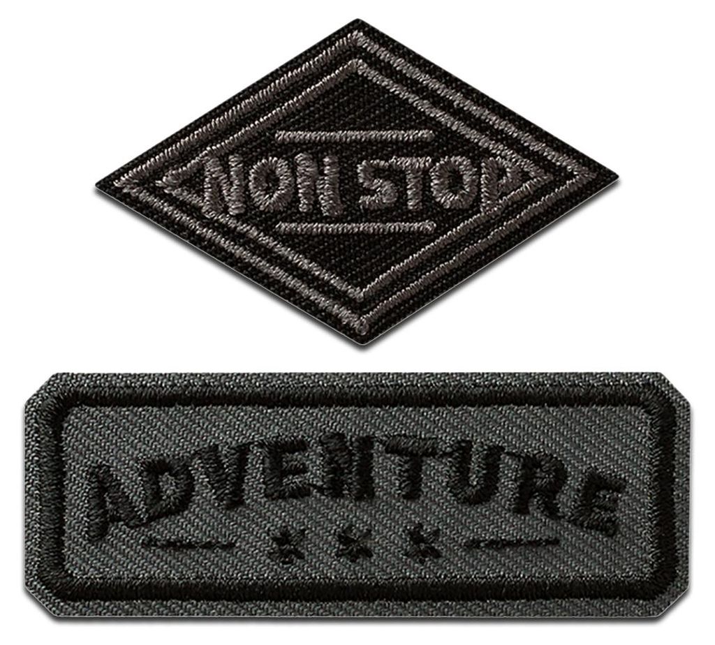 Mono Quick Adventure und Non Stop 2 Stück - Aufnäher, Produktbild 