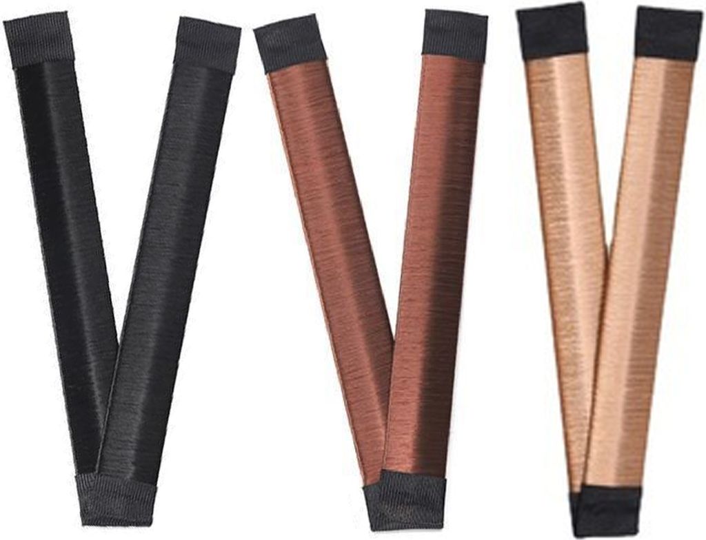 3 Stš¹ck Haarknotenmacher, Lockenwickler, geschickter Dutt-Twister-Former, langes Haar, einfaches, schnelles Snap-Roll-Tool, faule Frauen, M?dche...