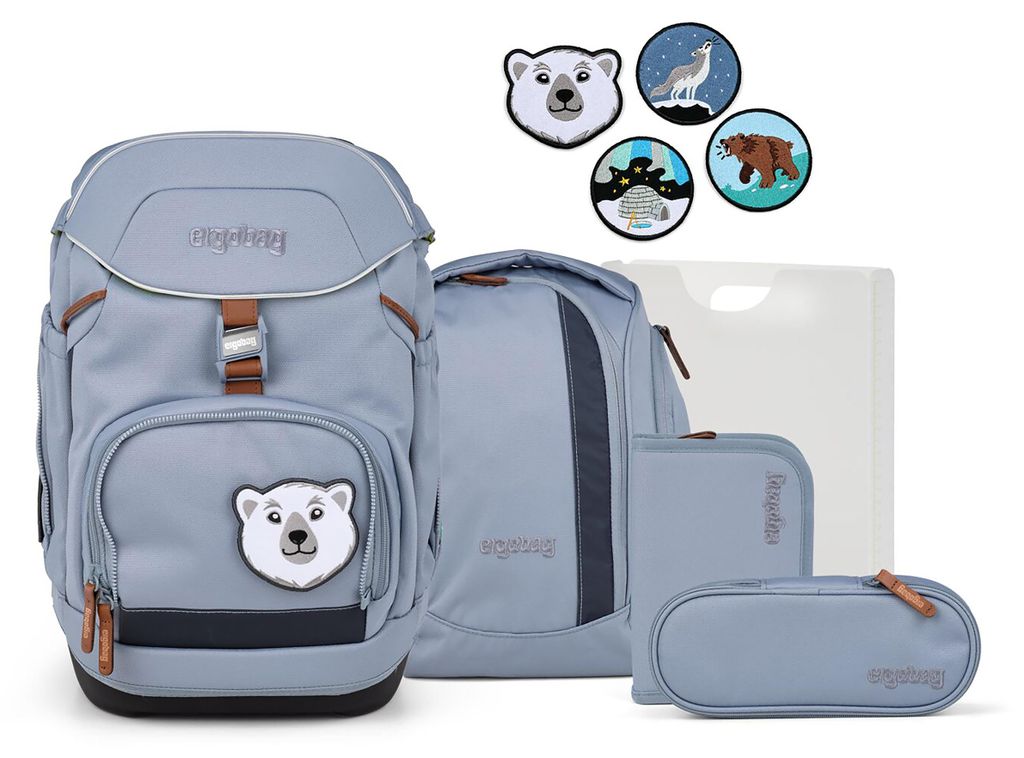 ergobag pack Schulrucksack-Set FährtenlesBär Produktbild 