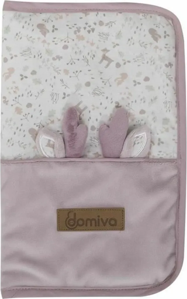 Carte documentaire Domiva rose pour immortaliser les souvenirs de bébé