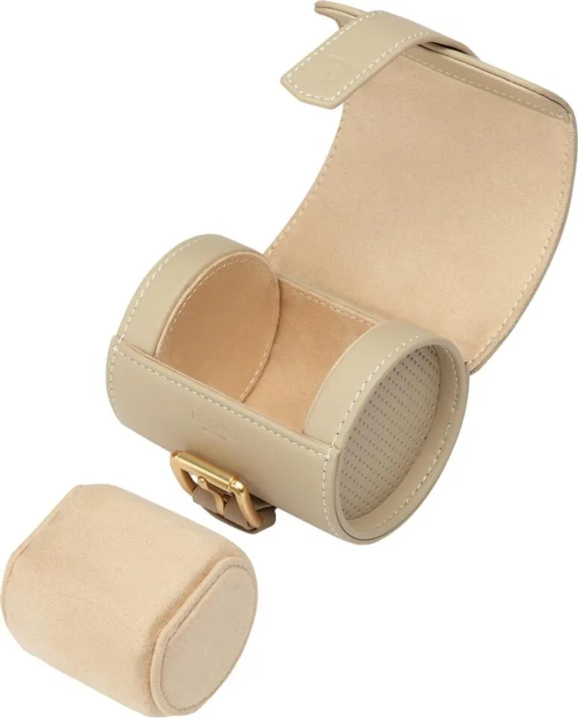 Rouleau montre Modalo Genius beige avec intérieur velours anti-rayure