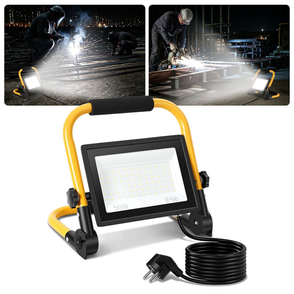 Peviasot, 5 kusov LED stavebné reflektory, 50W, 4000 lm, Obrázok produktu 