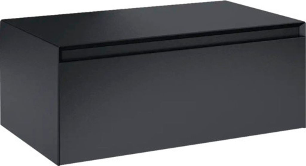 Jungborn Unterschrank DECEM BxHxT 800 x 319 mm x 458 mm Frontfarbe schwarz matt
