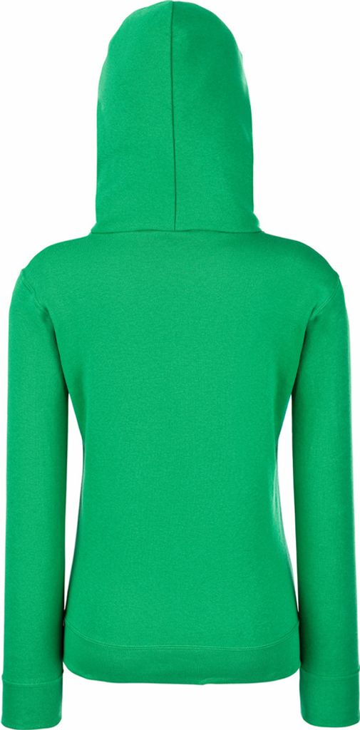 Fruit Of The Loom Lady Fit Pullover mit Kapuze BC363 (M) (Burgunder)