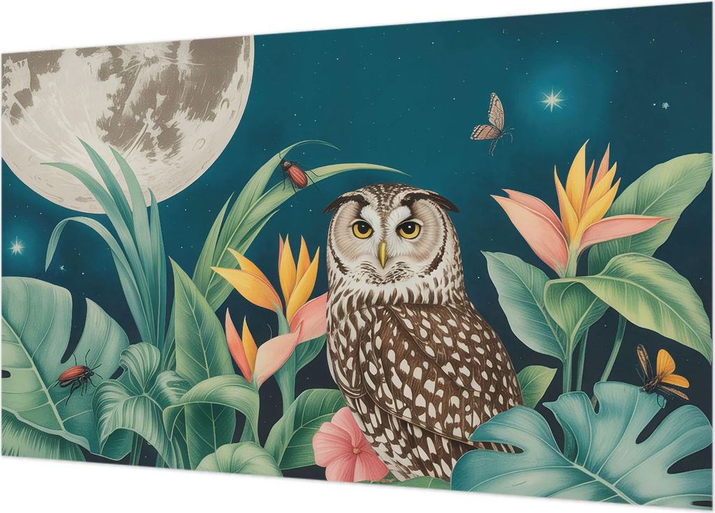 Fototapete - Wandbilder für Wohnzimmer - 416x254 - Dekorative Wandfolie - Modernes Design für Wanddekoration - Tapeten für Innenräume - Mond-Sa...