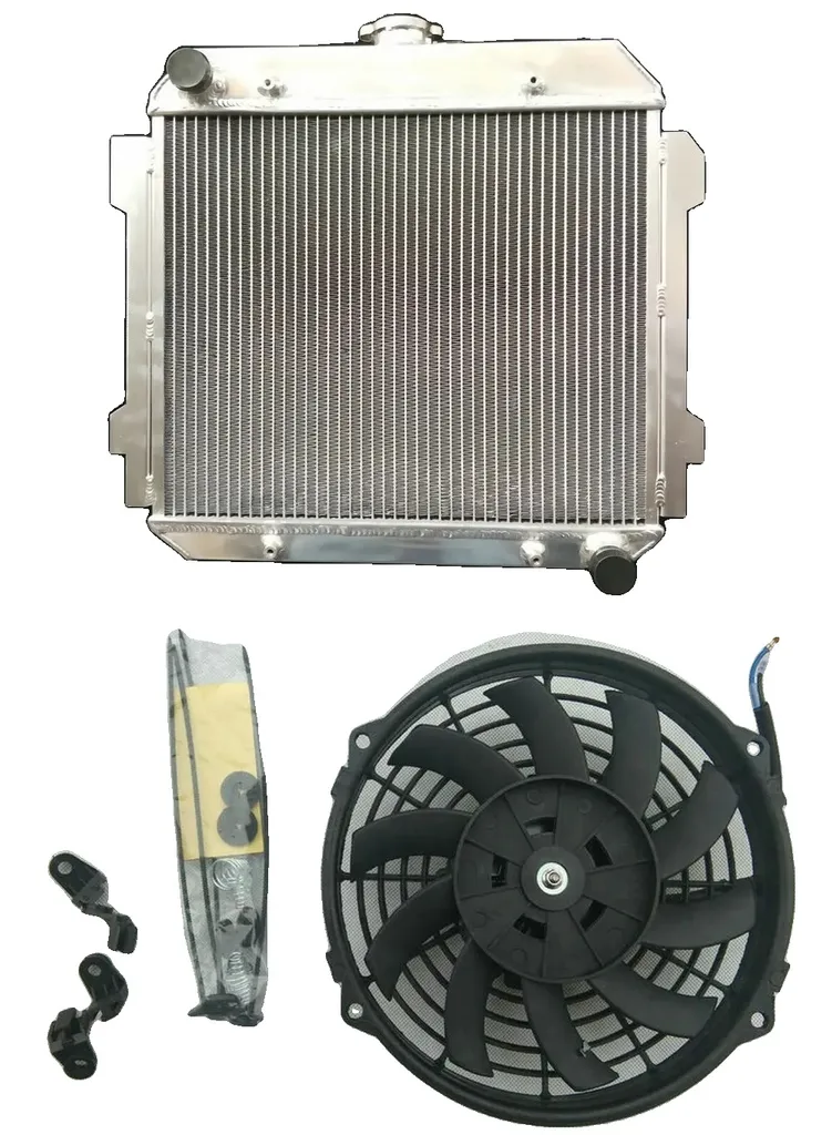 Échangeur Air-Air Frontal en Aluminium avec Ventilateurs Intégrés