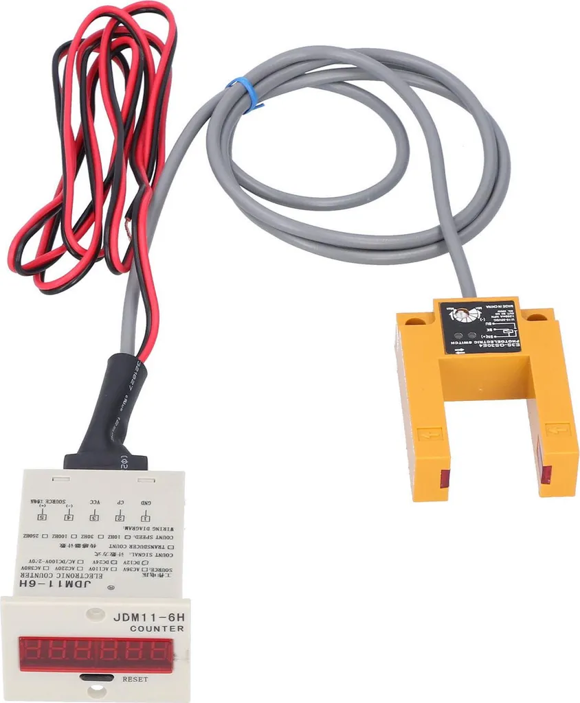 Compteur d'impulsions numérique industriel à 6 chiffres induction 36V