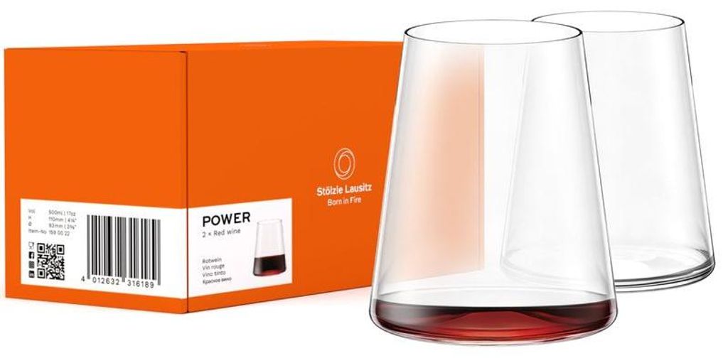 Set da 2 bicchieri da vino rosso Stölzle Lausitz Power Immagine del prodotto 