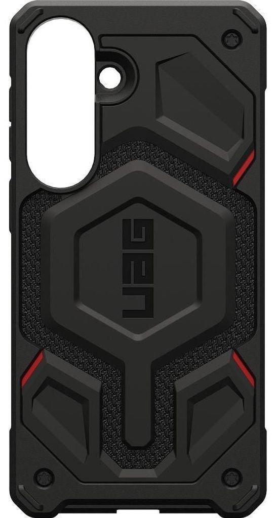 Handyhülle für Galaxy S26 Plus, Urban Armor Gear Monarch Pro Mag mit MagSafe, Schwarz mit Polyamid