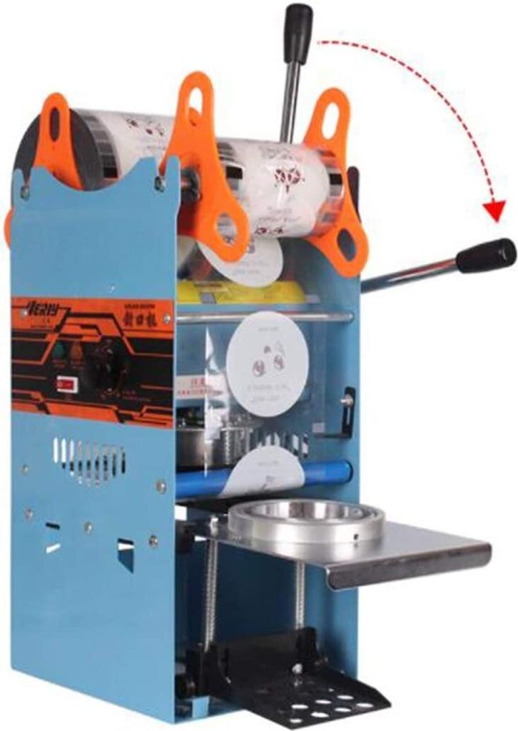 220V Kunststoff Teetassen Trinken Sealer Verschließmaschine 270W 300Cups/h