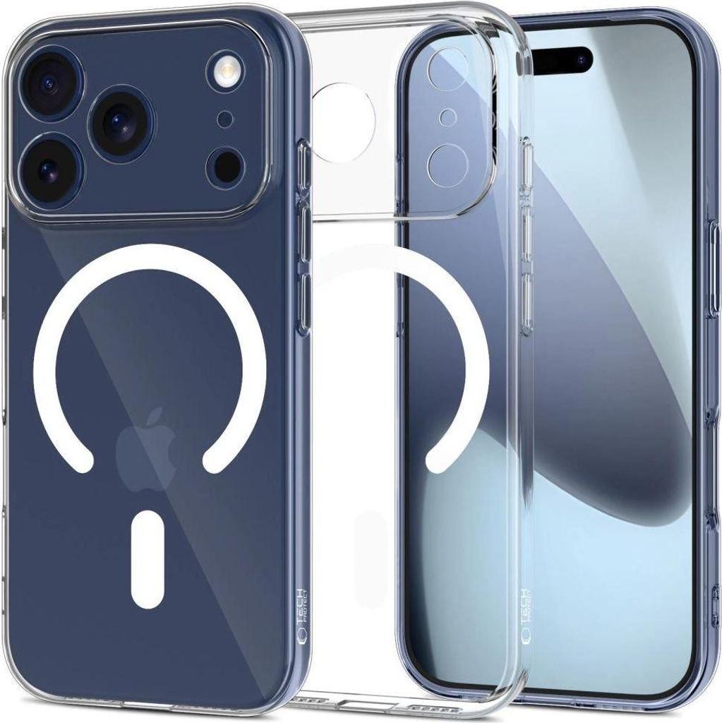 Tech-Protect Flexair Magsafe Hülle für Iphone 17 Pro - Transparent