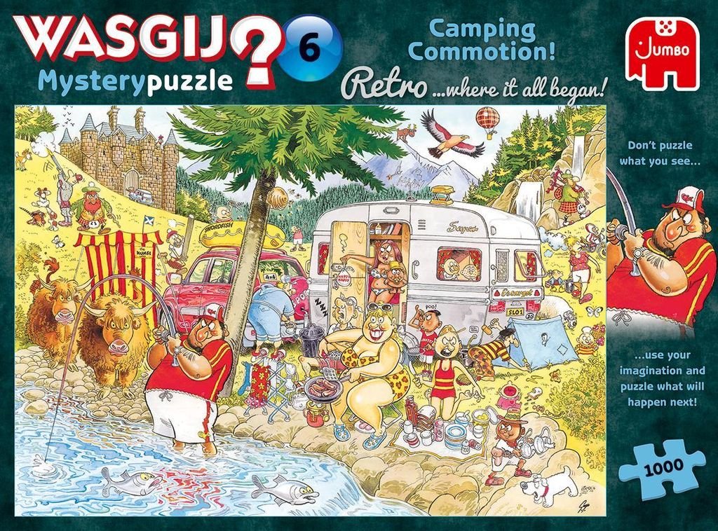 Jumbo Wasgij Retro Mystery 6 – 1000 Stück Produktbild 