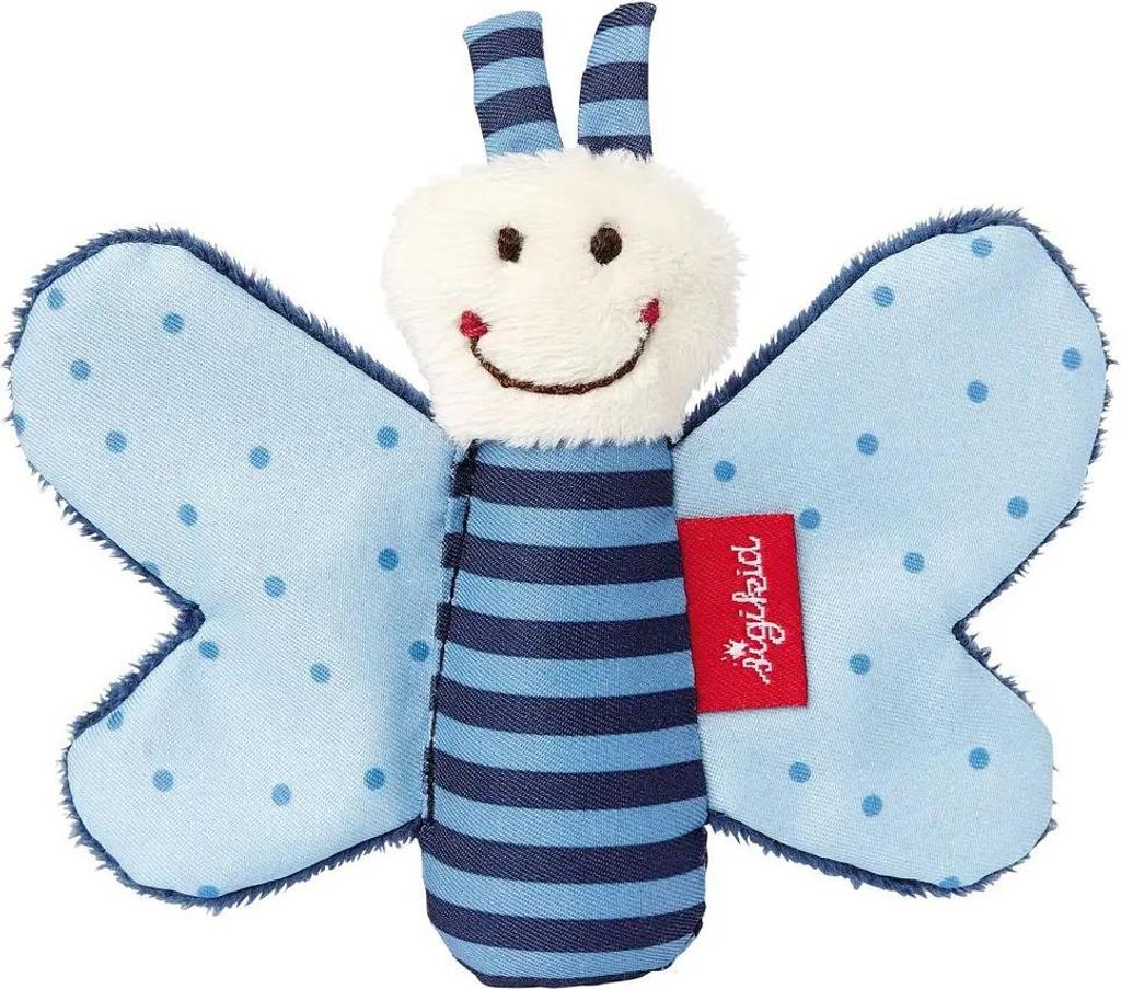 sigikid trzeszczący motyl, niebieski, wymiary: 9x12x2 cm; Zdjęcie produktu 