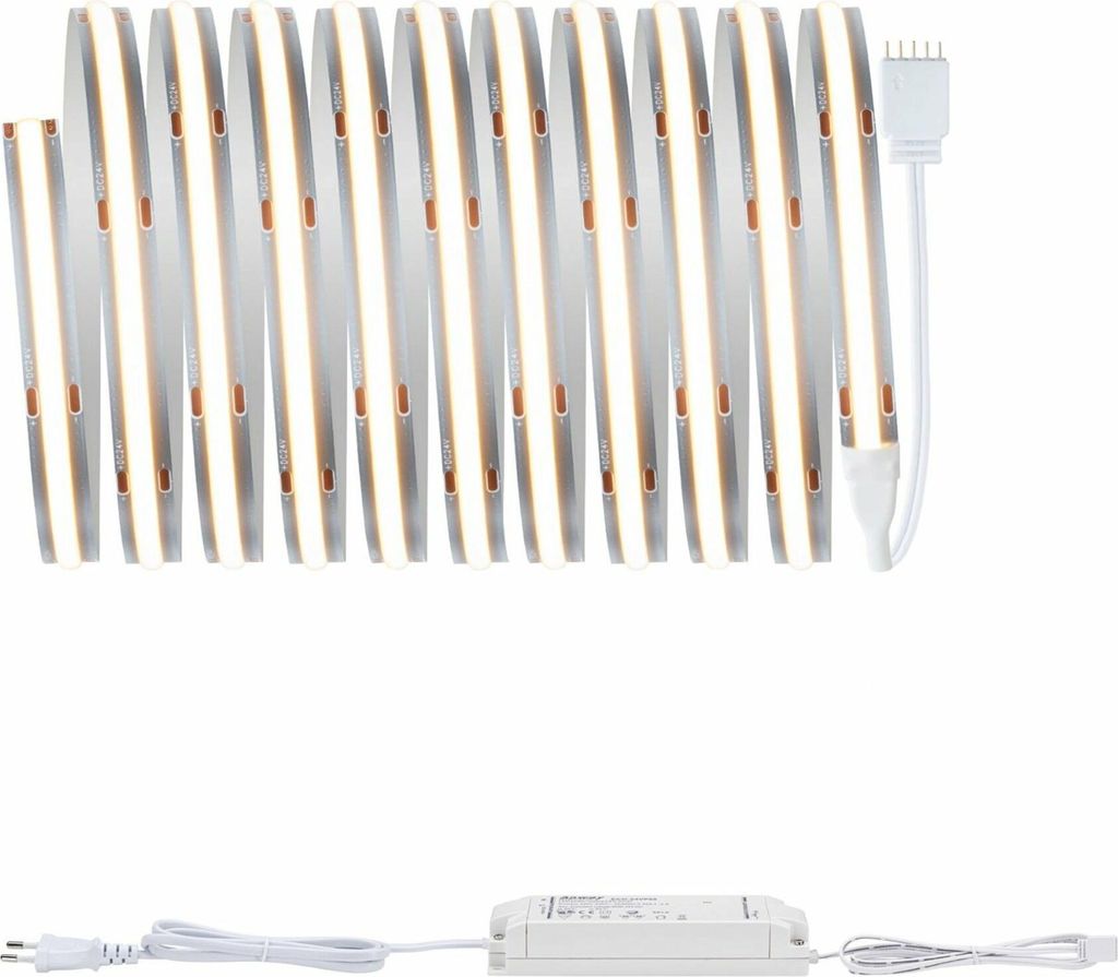 Paulmann MaxLED 1000 COB, Universalstreifenleuchte, Ambiente, Drinnen, Silber, Kunststoff, IP20