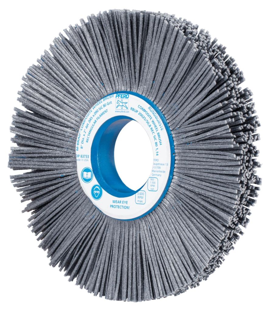 PFERD 79183733, Schleifbürste, Universal, Siliciumcarbid, 3600 RPM, Rund, 5,08 cm