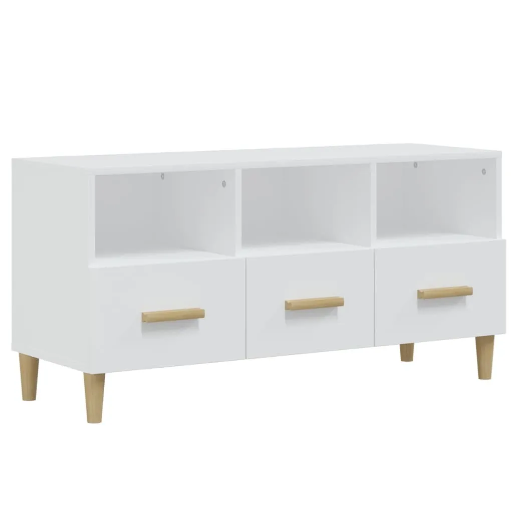 Supporto TV Bianco 102 cm in Legno - Recensione e Specifiche