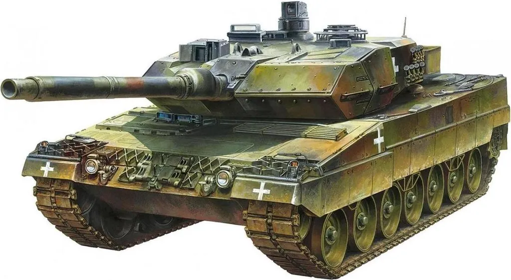 Kit Maquette Char Leopard 2A6 1:35 idéal pour diorama guerre Ukraine