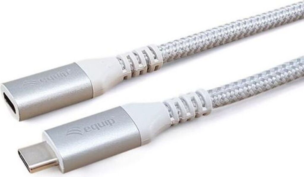 Equip Kabel USB-C 3.2 -> C Verl. St/Bu 1.00m 5A 4K/60Hz ws