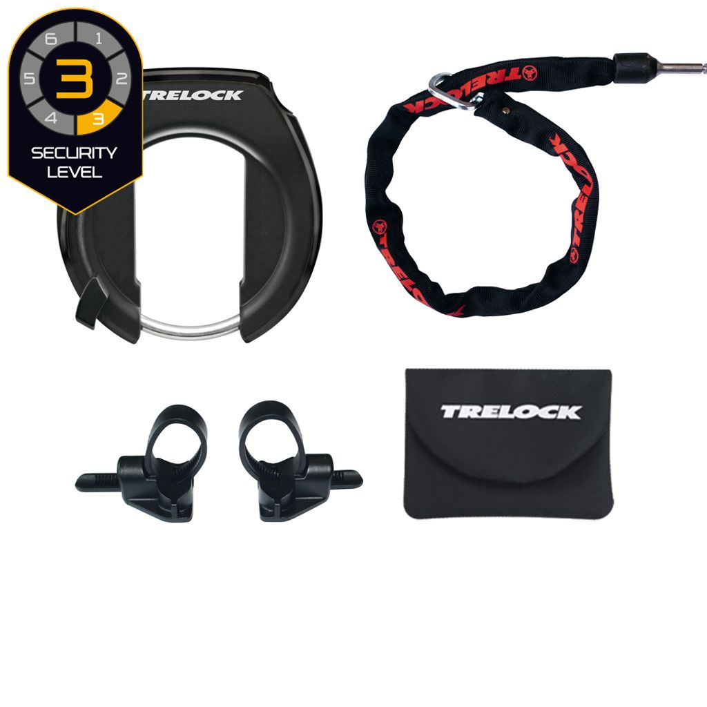 Trelock Rahmenschloss/Einsteckkette Kombi RS 351 Produktbild 