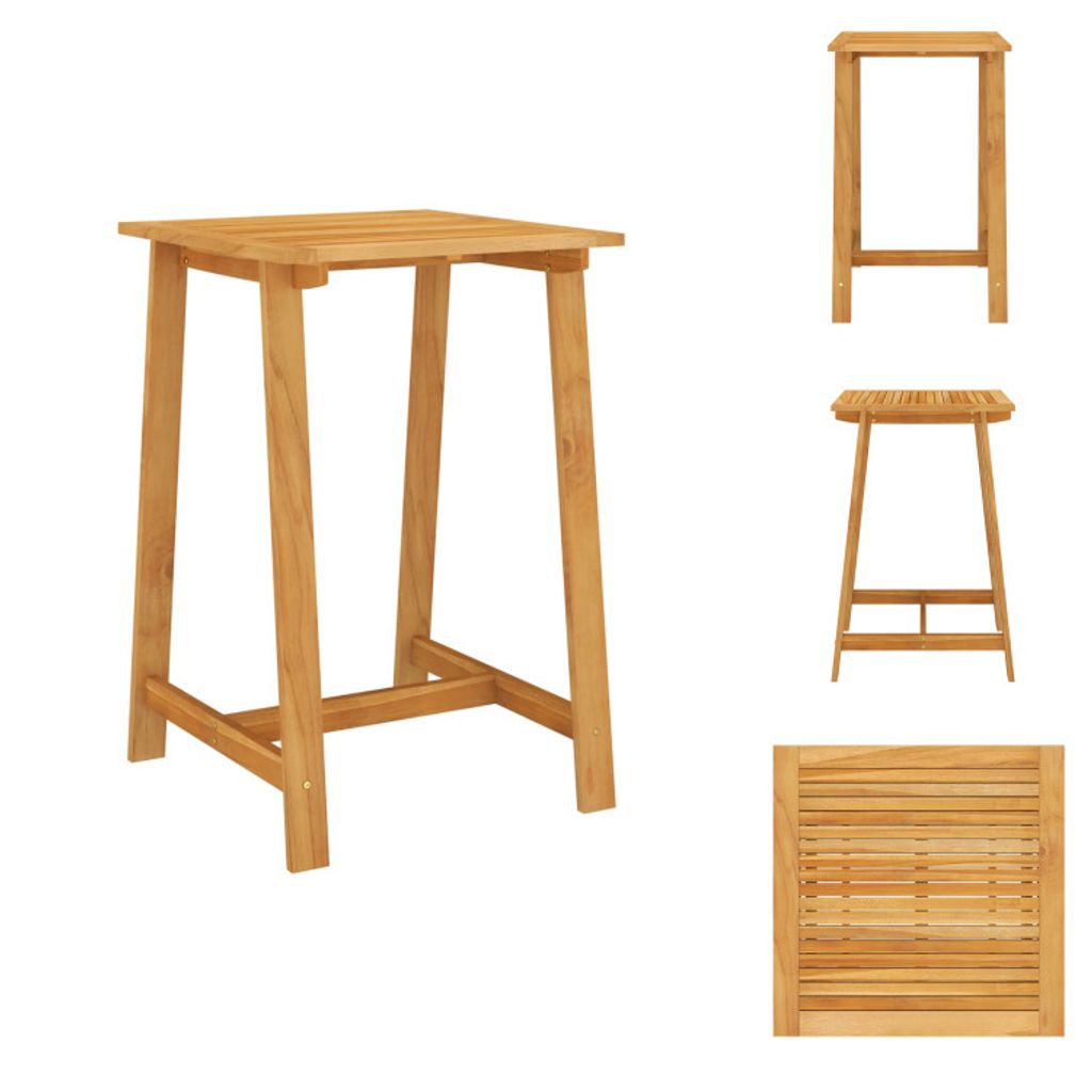 vidaXL Garten-Stehtisch 70x70x104 cm Akazie Massivholz - Gartentische
