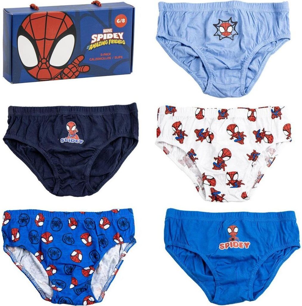 Spidey Jungen Unterhosen Set 5 Stück Slips für Kinder 4/5 Produktbild 