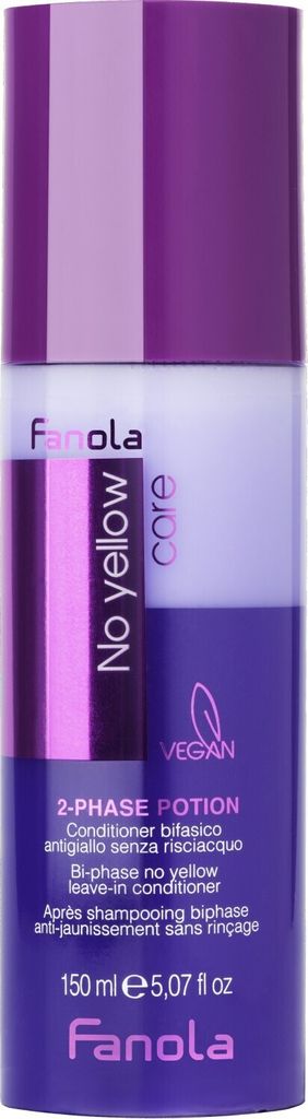 Fanola No Yellow 2-Phase Potion 150 ml - après-shampooing Image du produit 