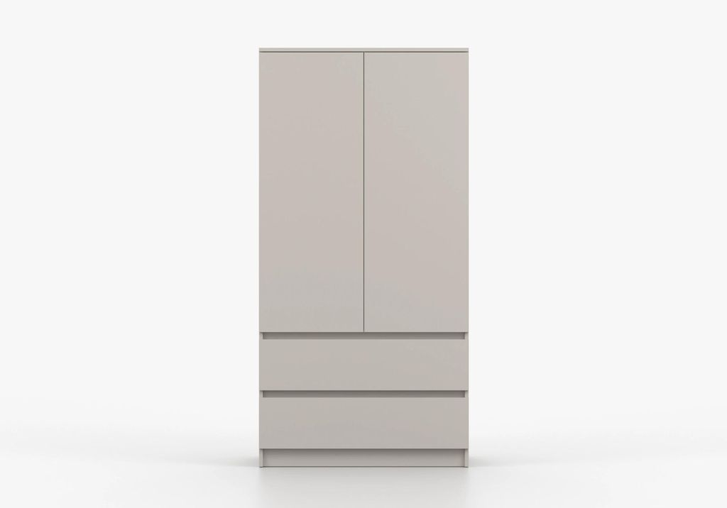 Drehtürenschrank Kleiderschrank Schrank 90 cm Produktbild 