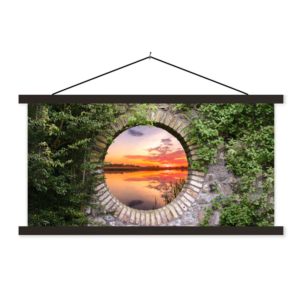 MuchoWow® Textilposter Meer - Sonnenuntergang - Ausblick Produktbild 