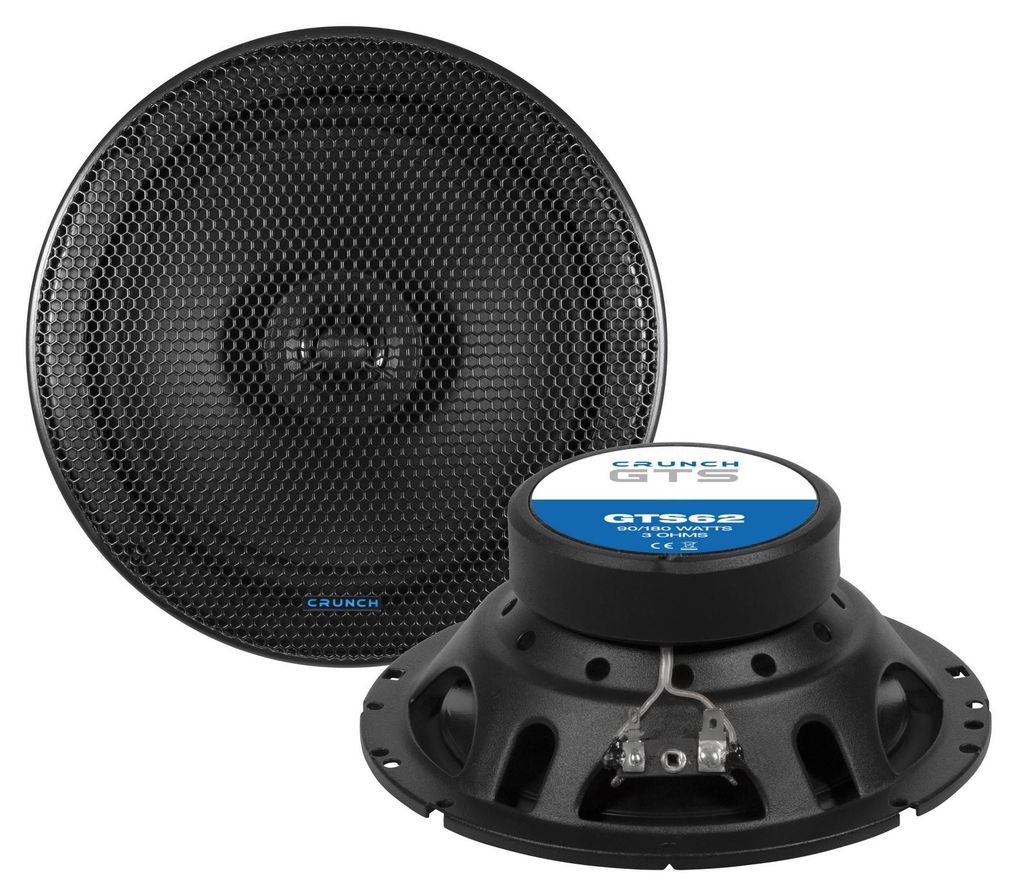 Haut-parleur coaxial 2 voies Crunch GTS62 de 16,5 cm Image du produit 