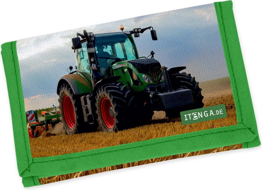 itenga Brustbeutel - TRAKTOR IM FELD - Geld Beutel Börse Produktbild 
