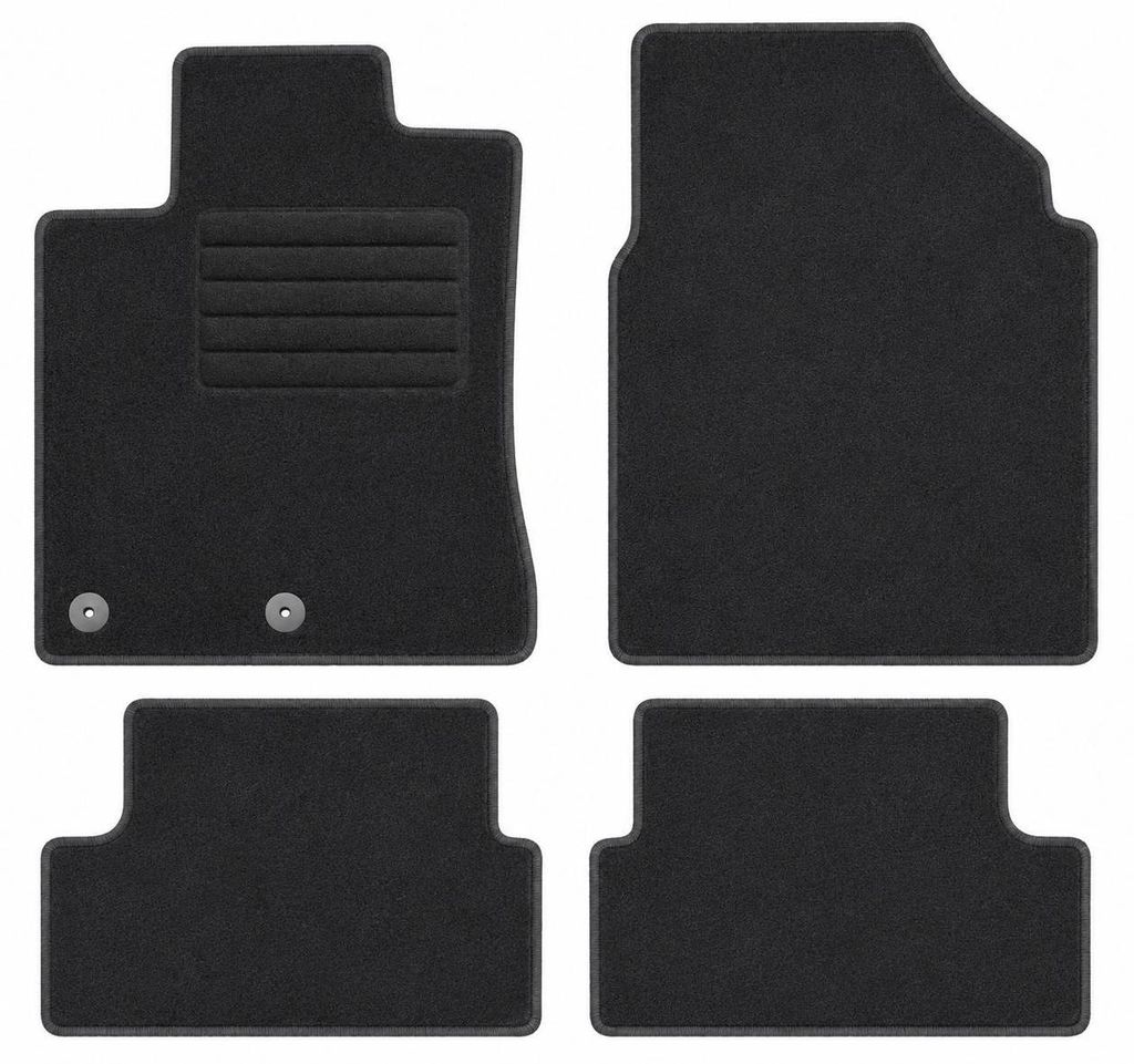 Fußmatten-Set für Nissan Qashqai 1 J10, 02/2007-01/2014, Produktbild 