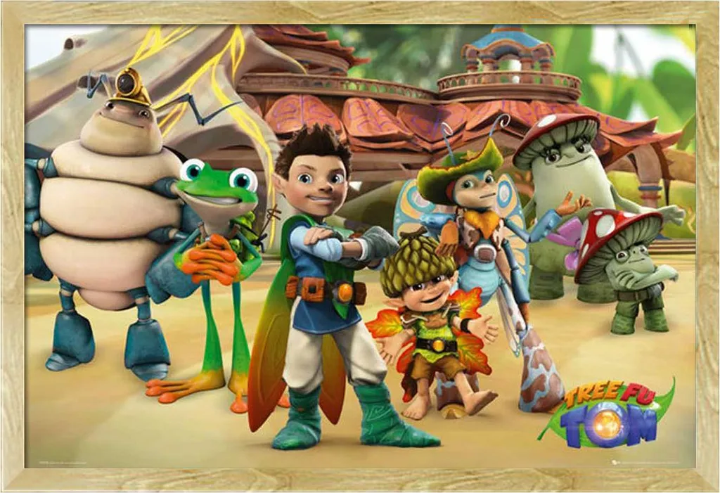 Arredo Cameretta: Poster Tree Fu Tom + Cornice Shinsuke Faggio - 1