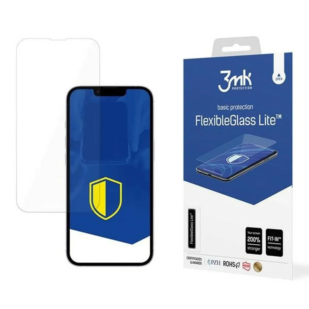 Vetro Ibrido 3mk iPhone 16E FlexibleGlass Lite: Mai più Schermi Rotti - 4