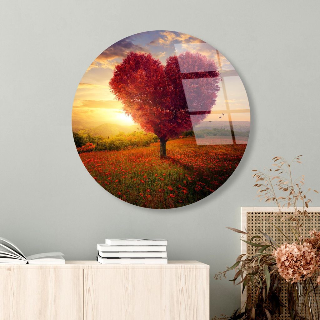 Wallity, UV-1127, Dekorative Malerei aus gehärtetem Glas, Mehrfarbig, 100 % gehärtetes Glas, 60 x 60 cm