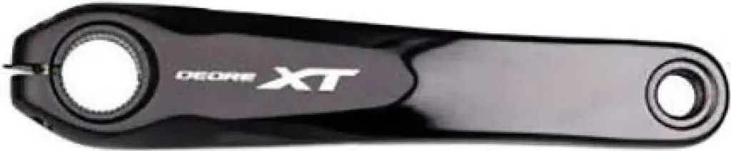 Manivelle gauche Shimano XT M8000 175 mm en aluminium rigide noir