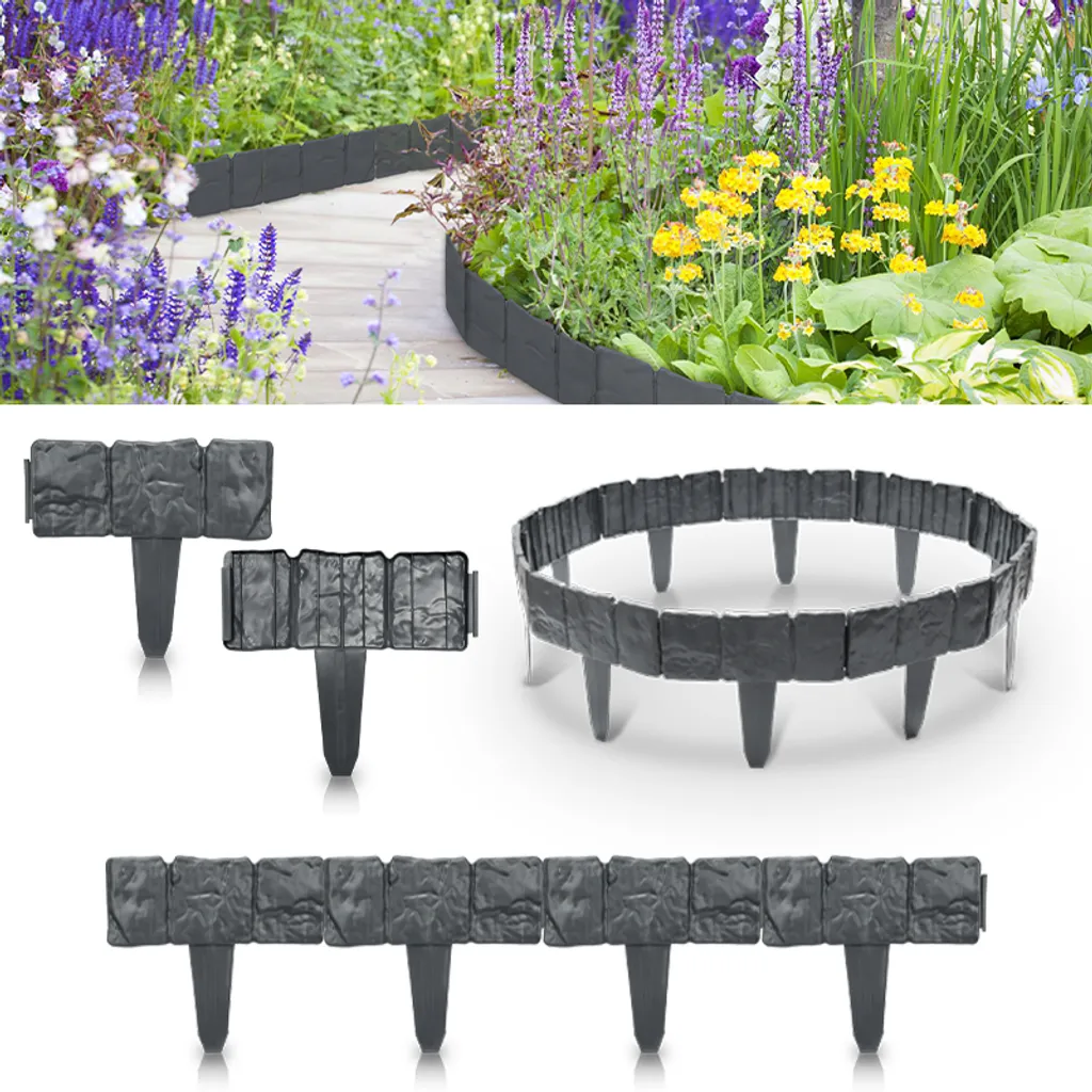 Bordure de Parterre pour Aménagement de Jardin et Allée de Prairie 10M